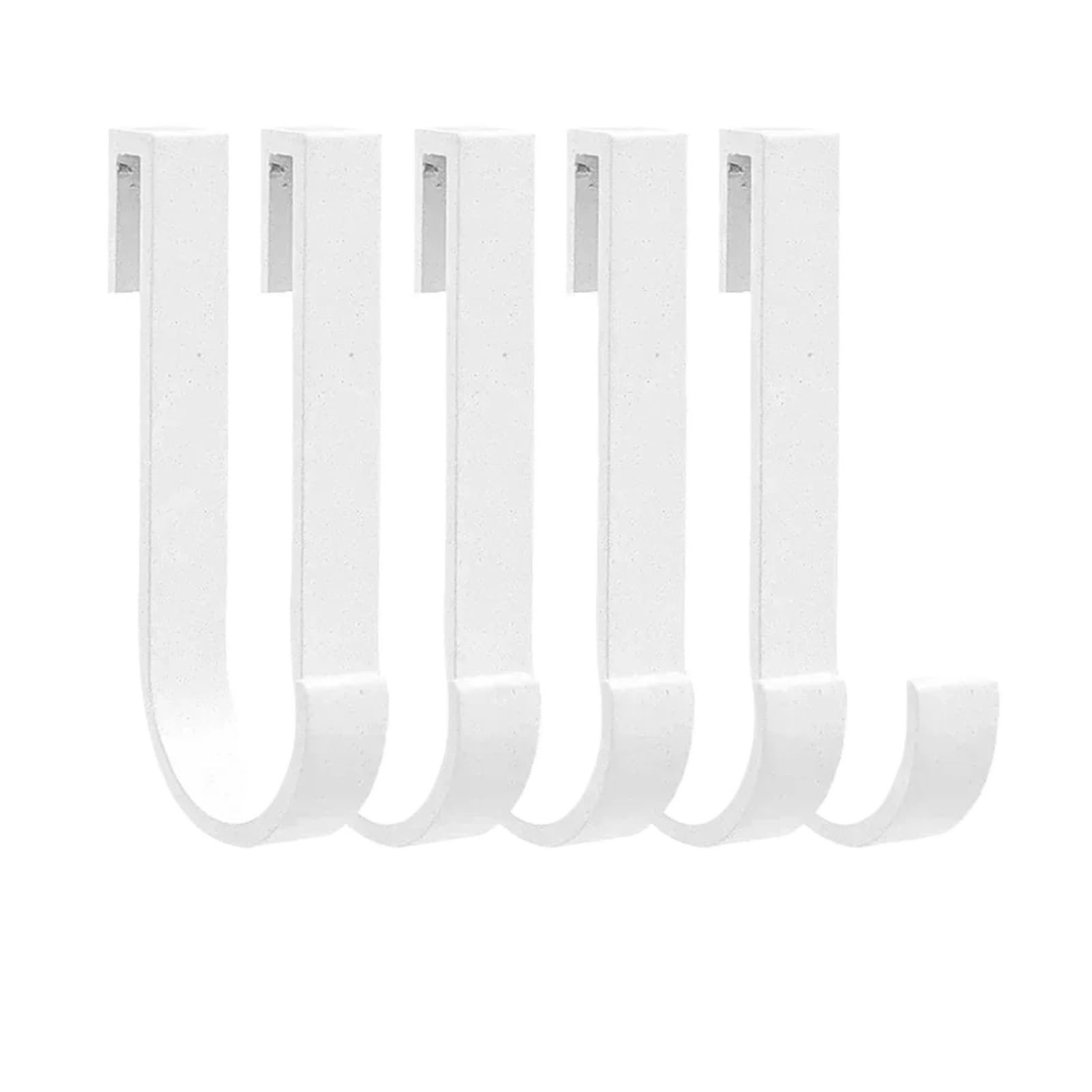 AXVORO Over Door Hanger Door Cabinet Hanger Hook Anti-Rust Cupboard Rack Door Rear Hangers Towel Clothes Coat Bag Sundries Bathroom Metal Rack Organizer(White,1PC)