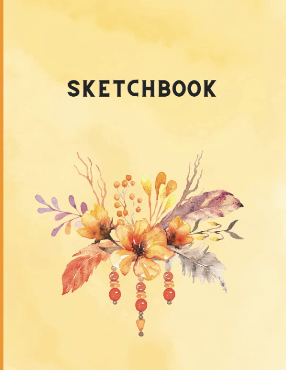 Watercolor Yellow Sketchbook: Blank Sketchbook For Drawing, Doodling, And Sketching, Perfect For Designer And Artist