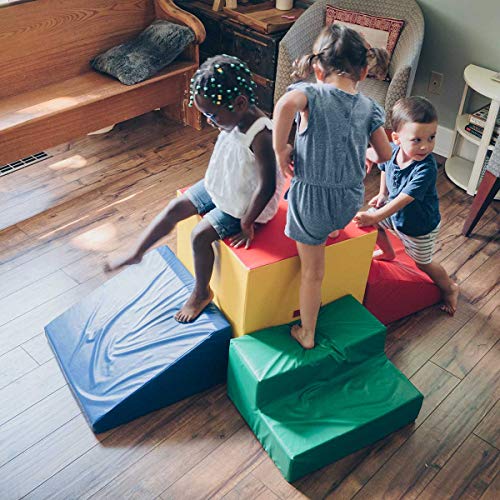 Foamnasium Gymnasium Playset, Red/Blue/Yellow/Green - Thumbnail 7