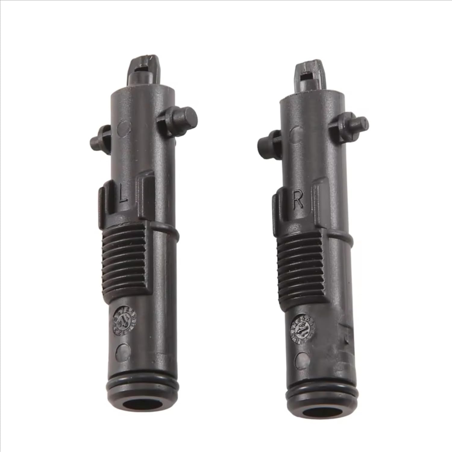 Car Bumper Headlamp Washer Nozzle Cover for Porsche for Panamera 2014-2017 2 PCS Headlight Cleaning Gun Head Light Lamp Washer Nozzle Black 97062825150 97062825250