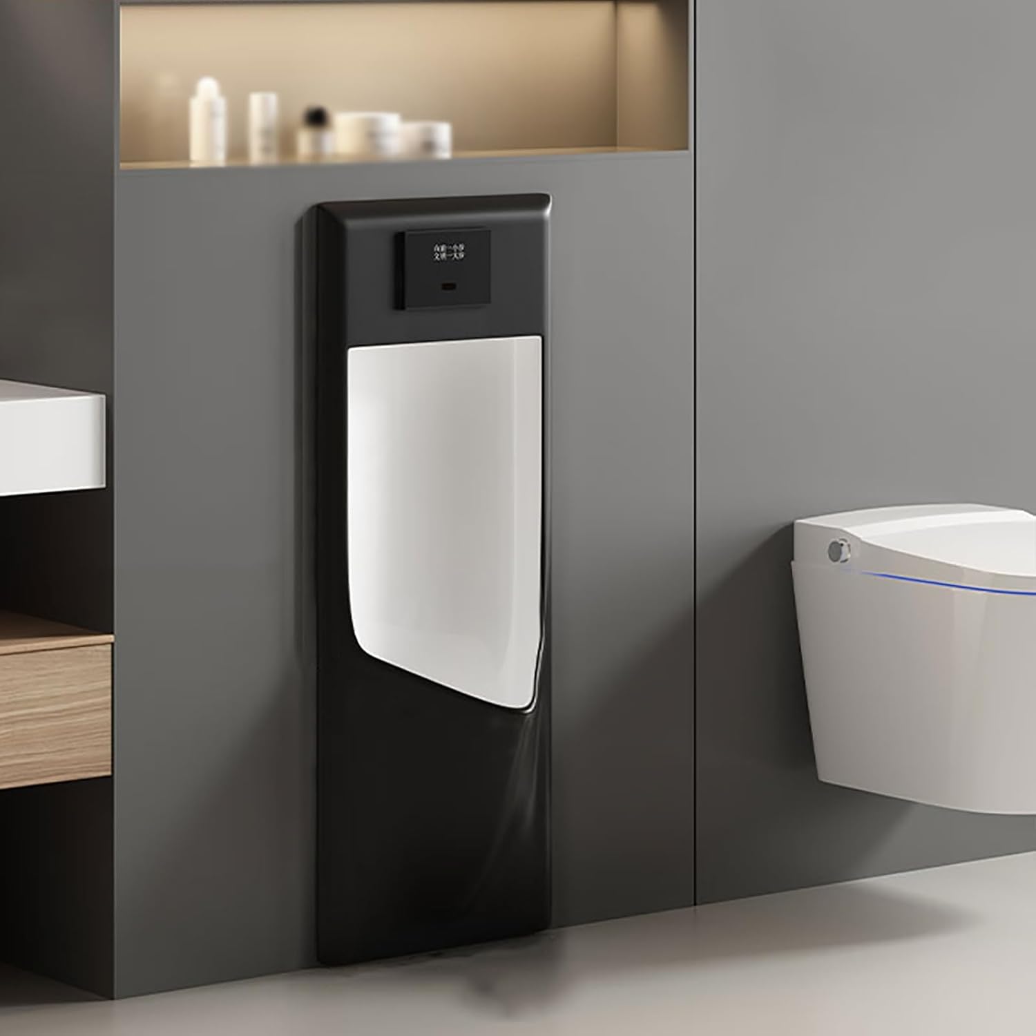 Pisuary dla mężczyzn do łazienki, stojące na podłodze wbudowane pisuary dla mężczyzn odporne na zalanie, automatyczne spłukiwanie, materiał ceramiczny, używany w łazienkach, centrach handlowych