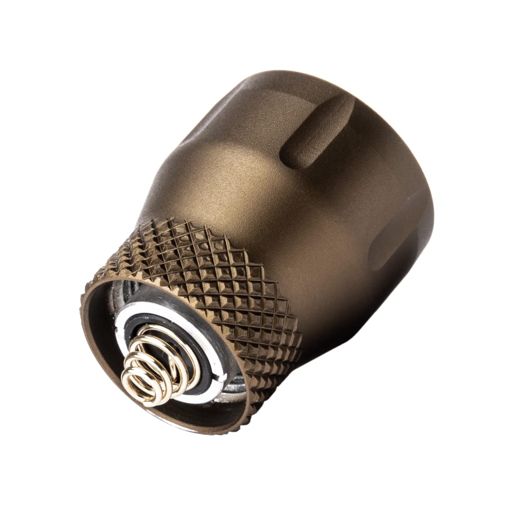 Clicky Style Tappo Posteriore Per Torcia, Finitura Nera, Compatibile Surefire Z68 E Modlite