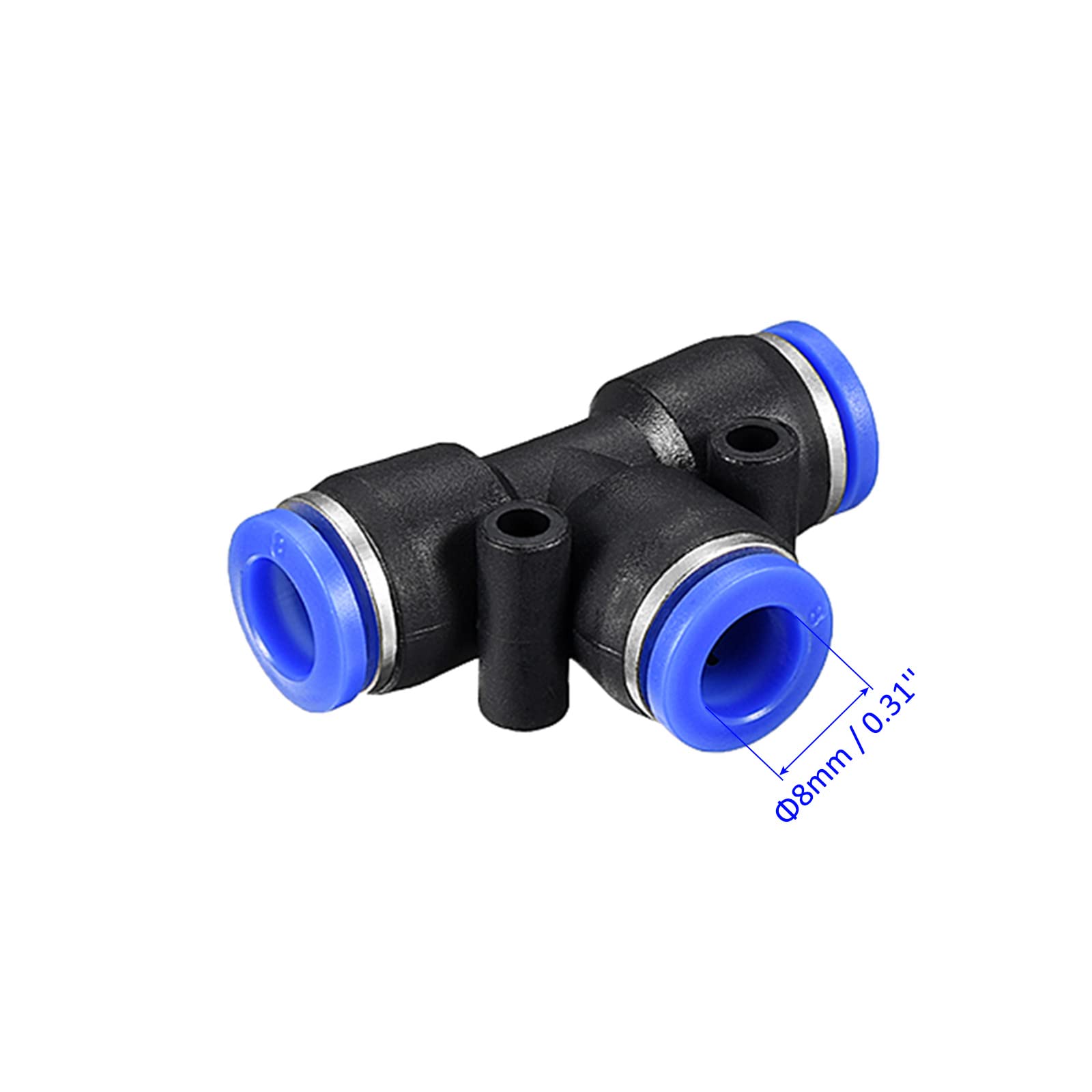 M METERXITY 4 Paquet Tee T Forme Pousser Pour Connecter Air