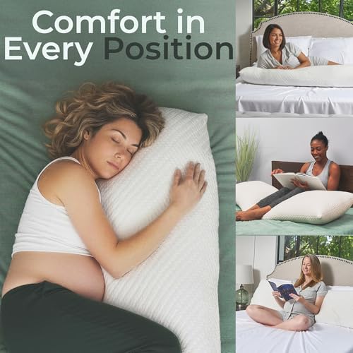 Snuggle-Pedic Body Pillow White thumbnail 3
