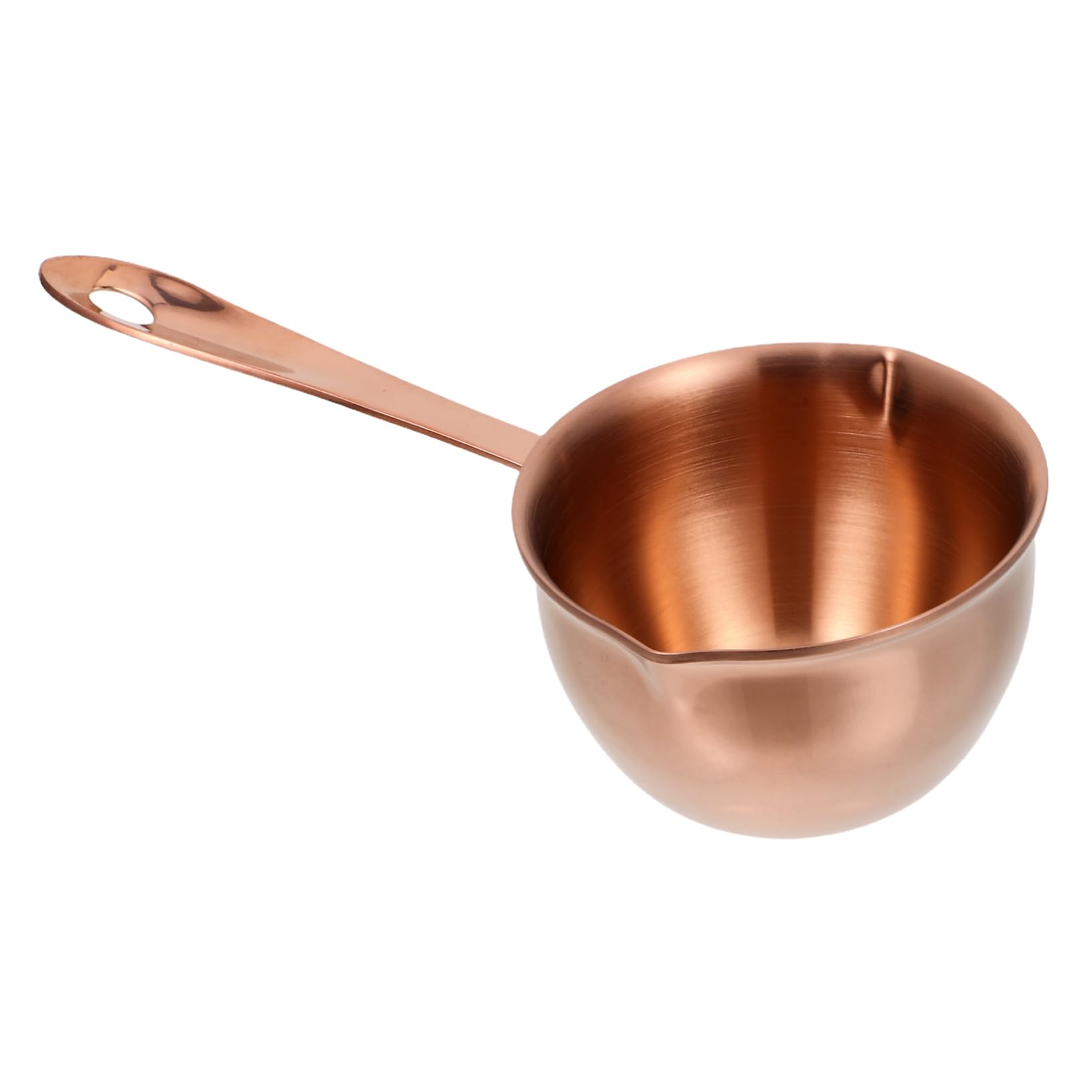 NAMOARLY Mini Pot Compact Milk Pan with Lid Stainless Steel Butter Warmer for Cooking Heating Easy to Use