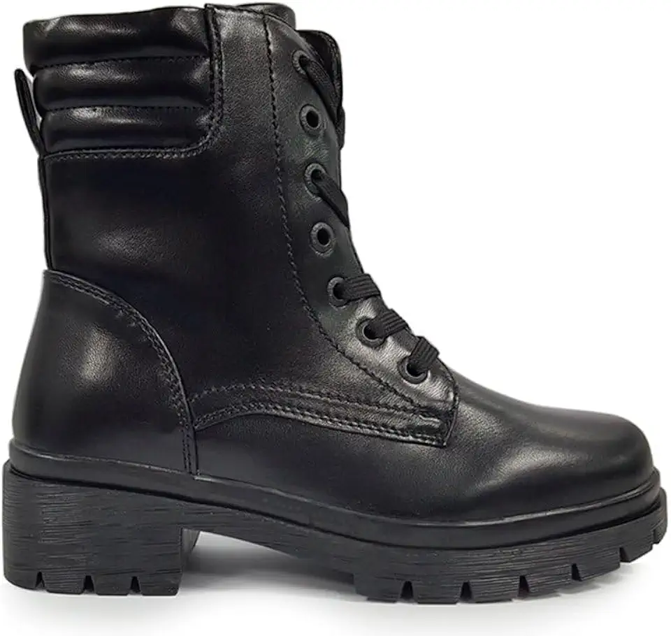 Bota Coturno Cano Médio Feminina Mooncity