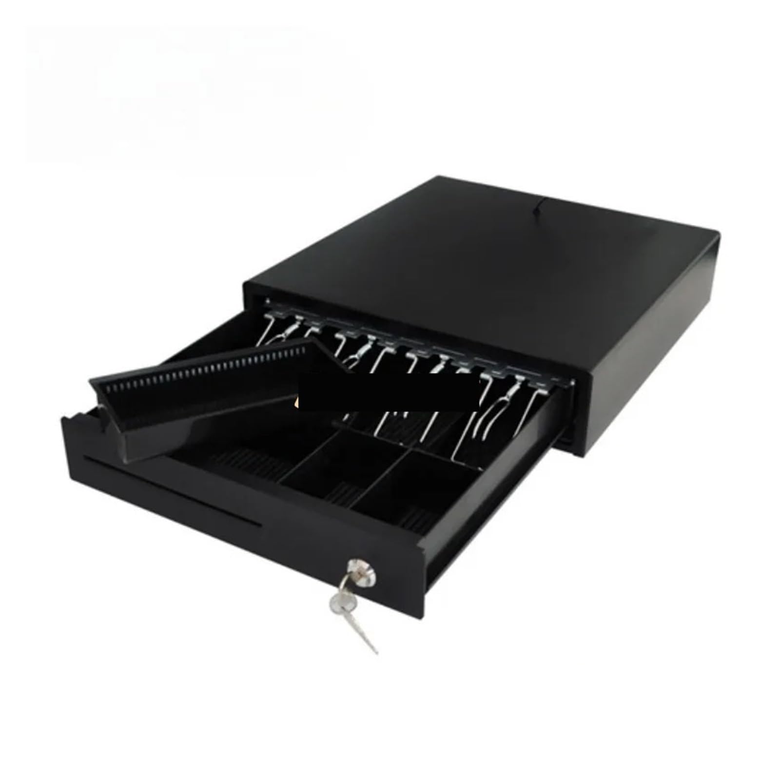 Cash Register, Supermarket Portable Four Compartment Three Level Cash Register Box Can Be Used Independently As A