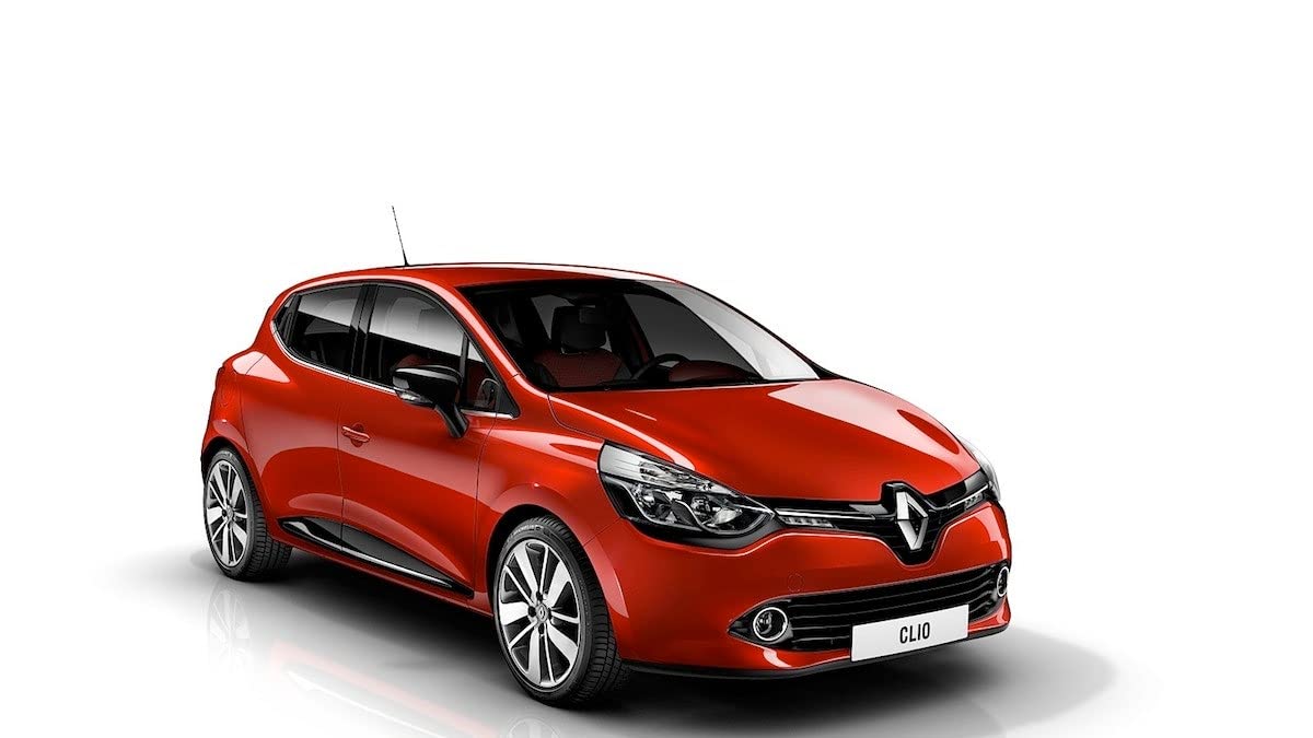 Alfombrillas a Medida para Renault Clio 4 IV de 2012-2019, Talonera de Goma Reforzada Antideslizante