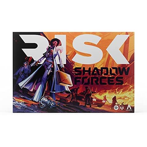 Risk Shadow Forces Strategy Game, Legacy Board Game, Board Game for Adults and Family Ages 13+, For 3-5 Players, Avalon Hill Cover