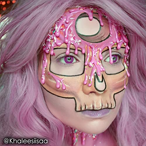 Image of Mehron Makeup Paradise Makeup AQ Refill Size | Stage & Screen Performance, Face & Body Painting, Beauty, Cosplay, and Halloween | Water Activated Face Paint, Body Paint .25 oz (7 ml) (Felou)