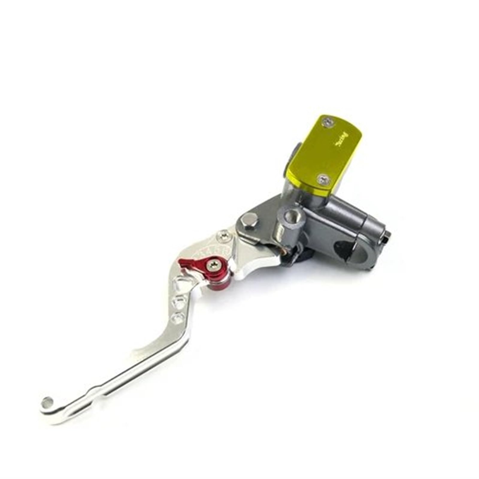 Hguvsjd One Color Universal 22Mm Dirt Bike Motocross Motorcycle Brake Master Cylinder Lever Hydraulic Clutch Motorcycle Brake Lever(Yellow Left Clutch)