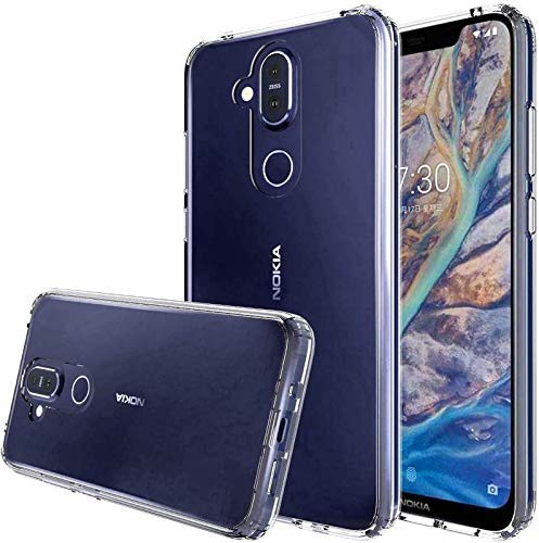 More Fit Bumper Transparent Soft Silicone TPU Shockproof Slim Back Cover Case for Nokia 8.1 (Nokia X7) (B08ZNQTV4H) Amazon Price History, Amazon Price Tracker