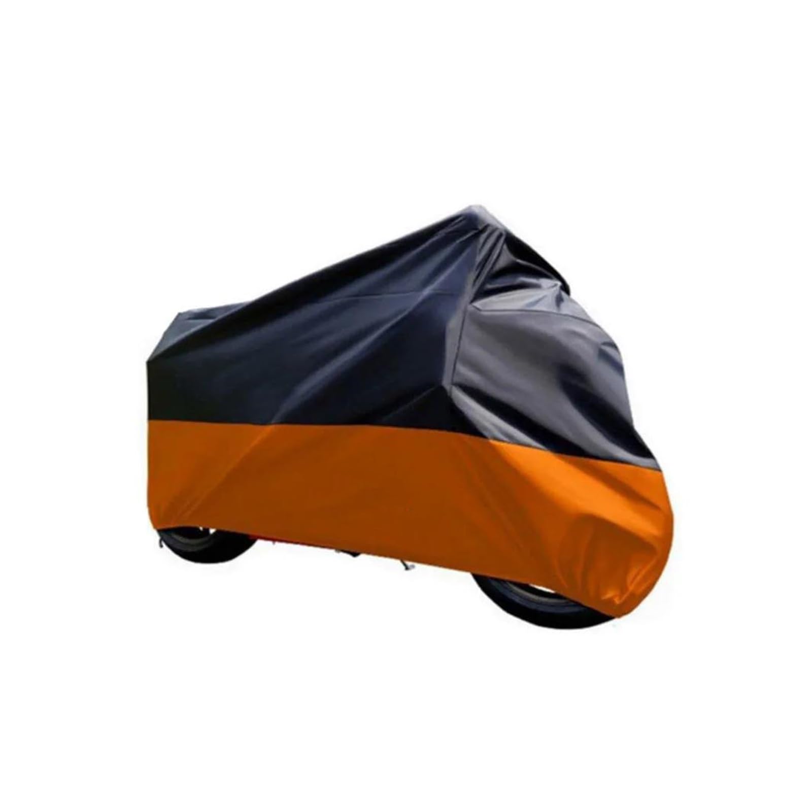 pour Goldwing 1800 GL pour Gold Wing GL1800 Couverture Moto Étanche Solt Extérieur Anti Poussière Moto Couvertures Pluie Pièces(Orange,4XL pour 230-260 cm)