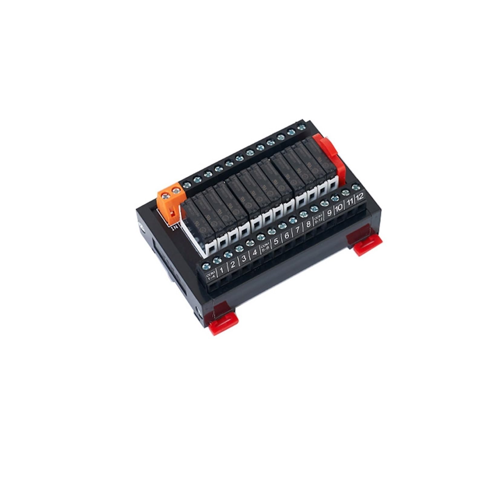 Placa de control de módulo de relé SK1210 de 5V DC para carril DIN industrial NPN 8