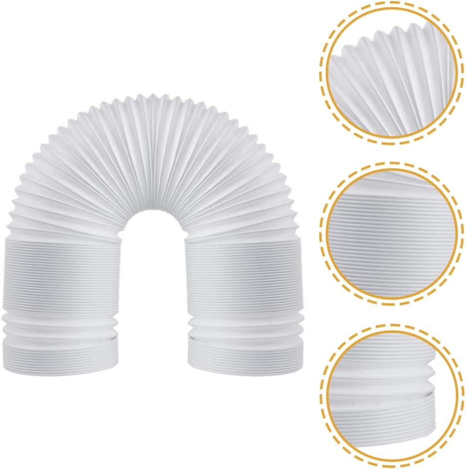 DOITOOL Flexible Vent Replacement Tube Sturdy Air Conditioner Heat Exhaust Hose Easy Install for Portable