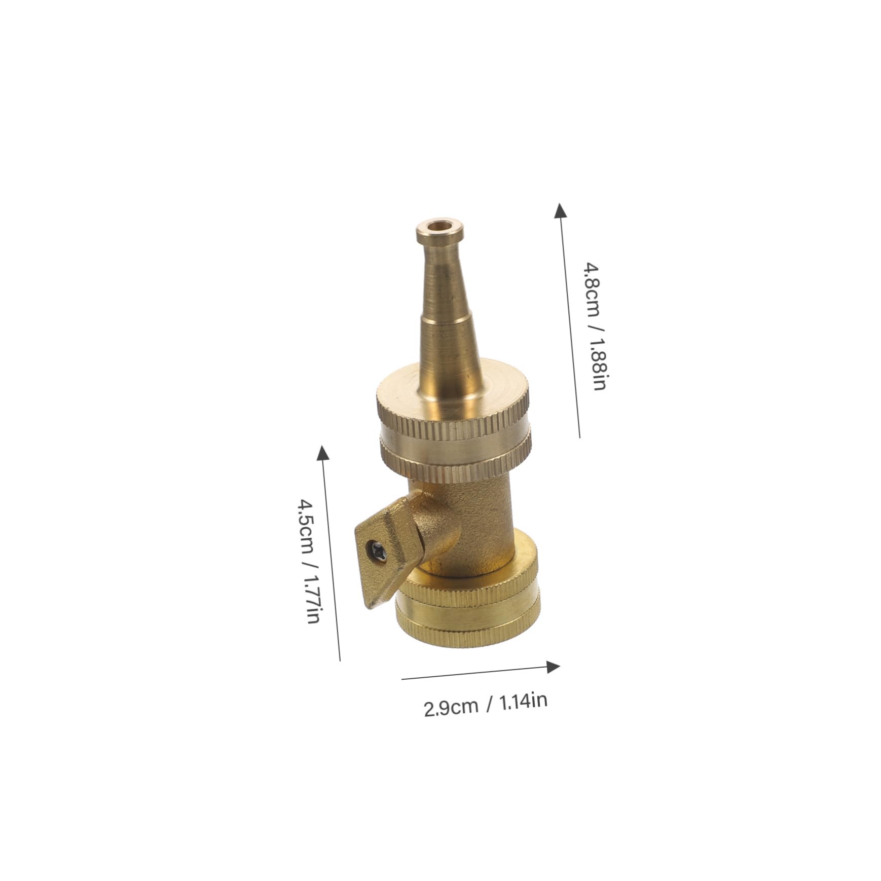 5 Ensembles Boule Laiton pour Arrosage de Jardin Irrigation Pratique Durable pour Tuyaux Arrosage