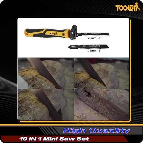 TOOLAN 10-In-1 Craft Saw & File