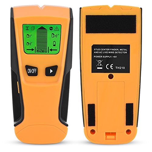 3 in 1 Live Wire Metal Detector Stud Wood Wall Center Scanner Finder Metal AC Tool Kit with LCD Screen - Thumbnail 6