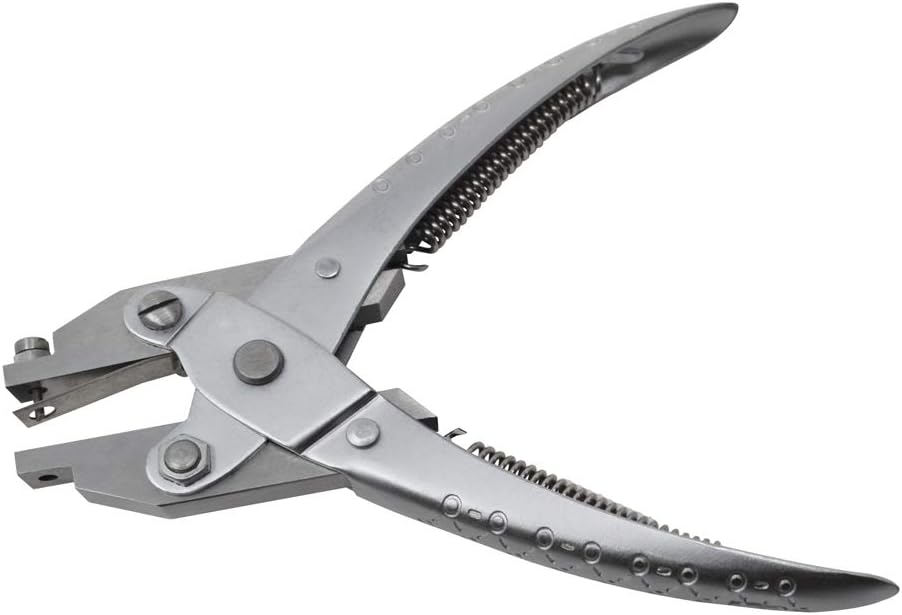 Parallel-Action Hole Punching Pliers Jewelry Making Metal Sheet Stock Cutting Tool