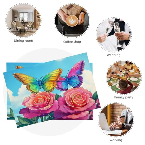 Sets de table lavables pour protéger votre nappe des taches de plat - 8