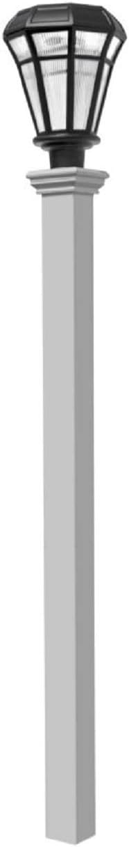Vita 4"x4" Vinyl EZ Mount Lamp Post, White VA94436