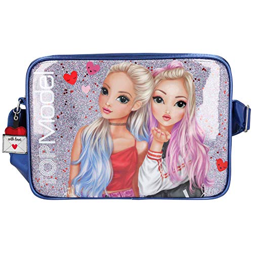 Depesche 10935 topmodel - schoudertas in Love Letters design, met ritssluiting en in lengte verstelbare draagriem, ca… - Image 3