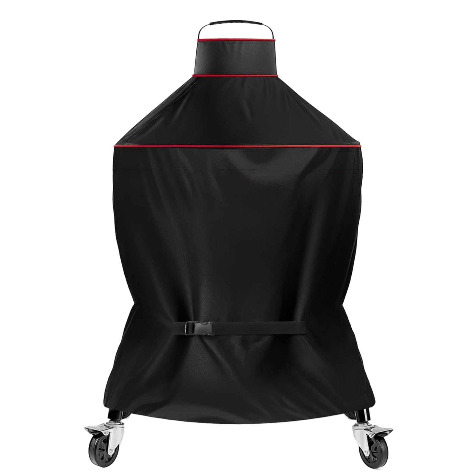 NEWFT Reinforced Red Striped BBQ Grills Cover 300D PVC Materials Tear Resistant And Foldable Storage Protector
