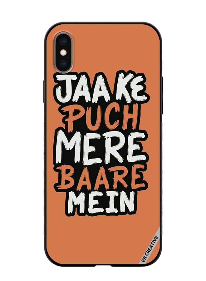 VR Creative Protective Case Cover For Apple iPhone X/XS Kaide Mei Design Multicolour