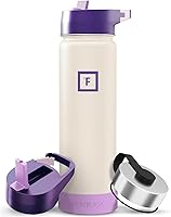 Vista 106 de IRON °FLASK Frasco de hidratación para acampar y senderismo con boquilla, botella de agua deportiva de acero inoxidable con aislamiento de boca