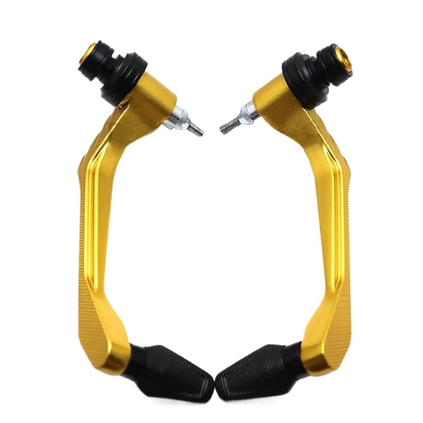 HJTEDHE Universal 17-22mm Motorcycle Handlebar Brake and Clutch Lever Hand Guard Motorcycle Handlebar Lever Guards(Yellow)