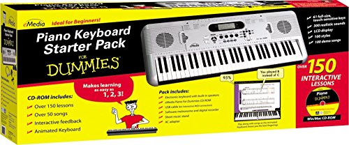 eMedia Piano Keyboard Starter Pack For Dummies (61-key USB-MIDI keyboard with piano lessons) - Thumbnail 3