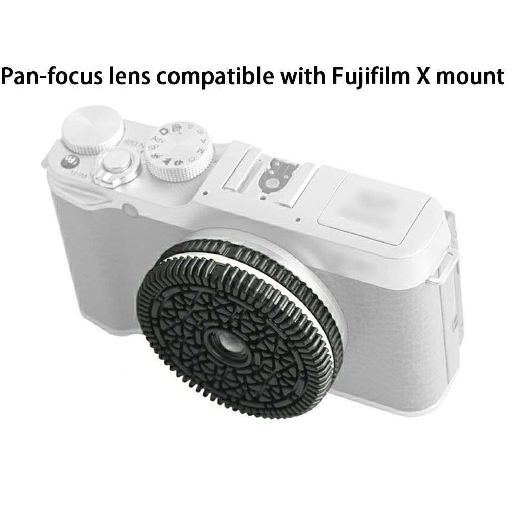 Ailan Objectif Pancake avec capteur de Film CCD, nouveauté en Photographie, Plastique adapté à la Monture X