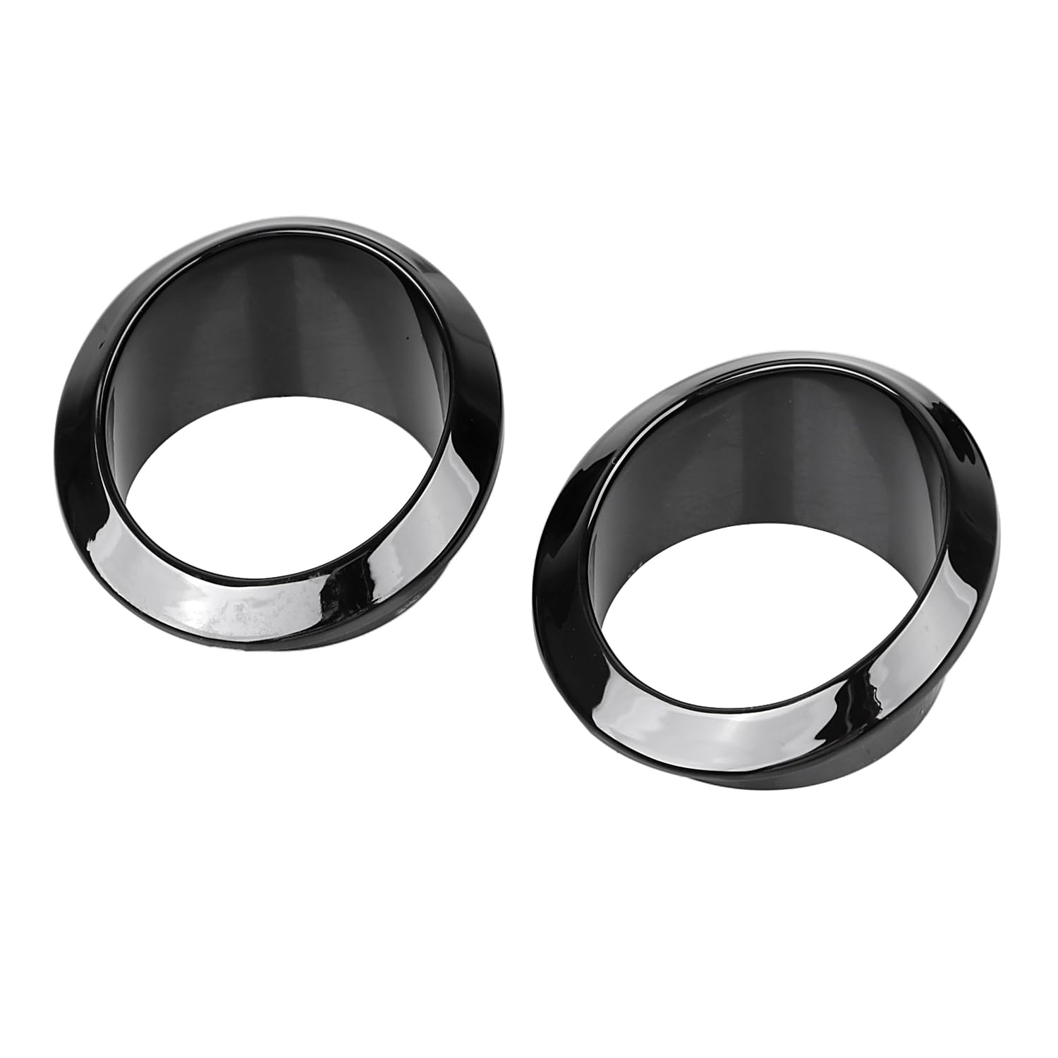 4pcs Lunetta nera dello strumento del motociclo Kit anelli di taglio Per Harley Street Glide Electra Glide Ultra Limited and Tri Glide models 2014-2023