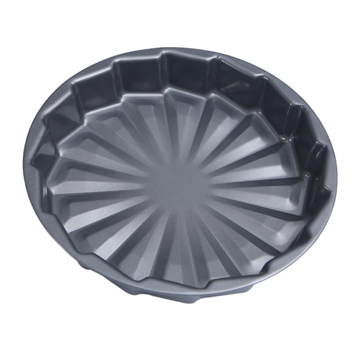 ULTECHNOVO 1pc DIY Carbon Steel Non Stick Round Cake Baking Pan Spiral Windmill Shape Baking Mold for Home Professional Use Cake Lovers