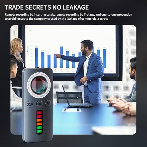 Yonete Codeyo Yonete Hidden Camera Detectors, Anti-Spy Camera Detector Bug Detector Gps Tracker Rf Signal Scanner Listening Devices Finder Wireless Rechargeable For Travel,Car thumb #6