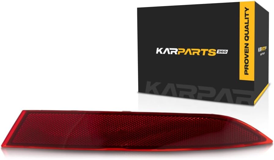 KarParts360 For BMW X5 2019-2025 Bumper Reflector Assembly Passenger Side | Rear | CAPA | 2020-2025 40i/45e/50e/2020 50i Model | Excluded Bulb | Replacement For BM1185127, BM1185127C | 63147463974