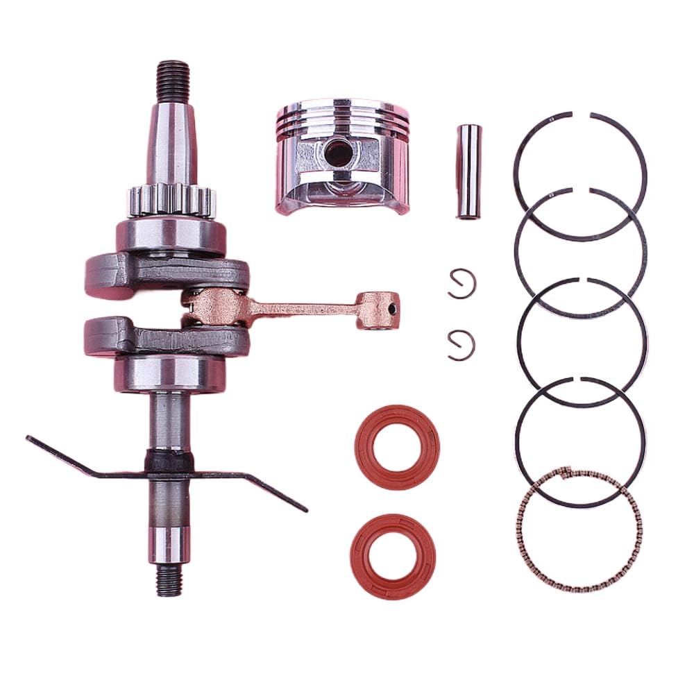 de sello de aceite de anillo de pistón del cigüeñal de 39 mm compatible con piezas de reemplazo del motor GX31 GX31 para la herramienta de jardín del cortacésped del césped mantenimiento del motor peq