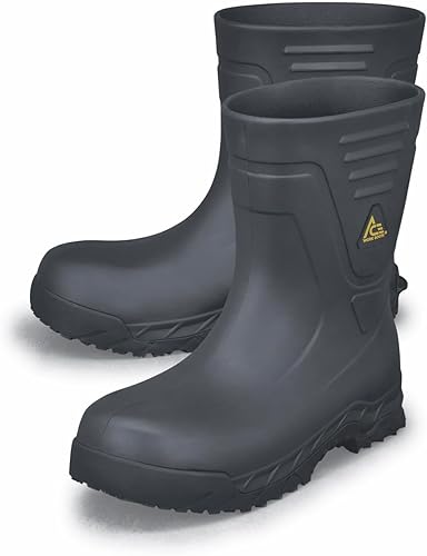 Miniatura 7 de ACE Unisex Slip-Resistant Work Boots - Water-Resistant, Non-Slip Industrial Safety Boots for Men & Women with Soft Toe or Composite Toe - Bullfrog