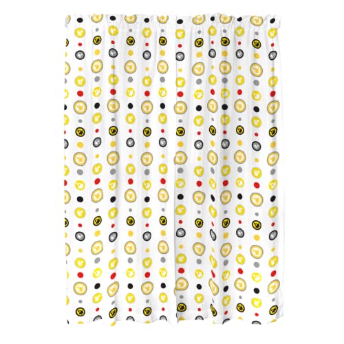 Image of Franco Pokemon Gamer Kids Room Window Curtain Panels Drapes Set, 82 in x 63 in, (Officially Licensed Product), 41 inch W x 63 inch L (Pack of 12)