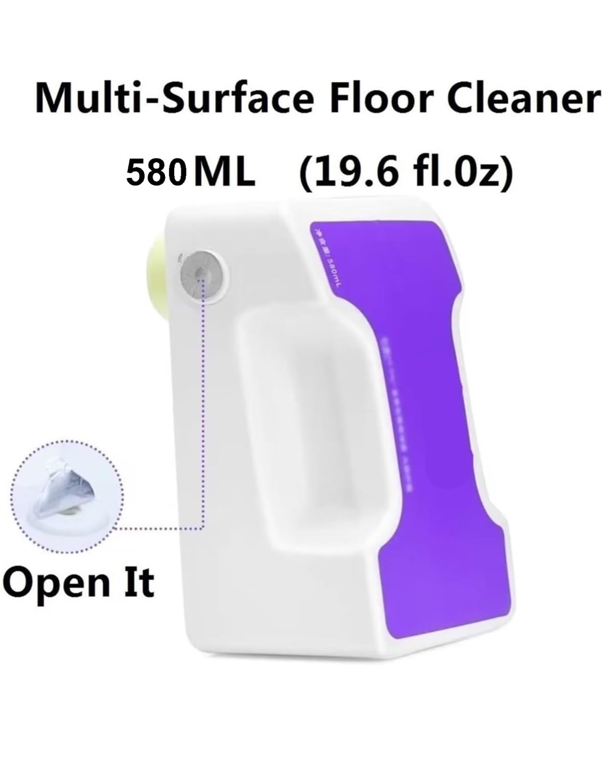 Staubsauger Bodenreinigungslösung for Staubsauger, 580 Ml, Kompatibel Mit Narwal Freo Z Ultra/Freo Z10, Reinigungsmittel for Mehrere Oberflächen(580ml*3)