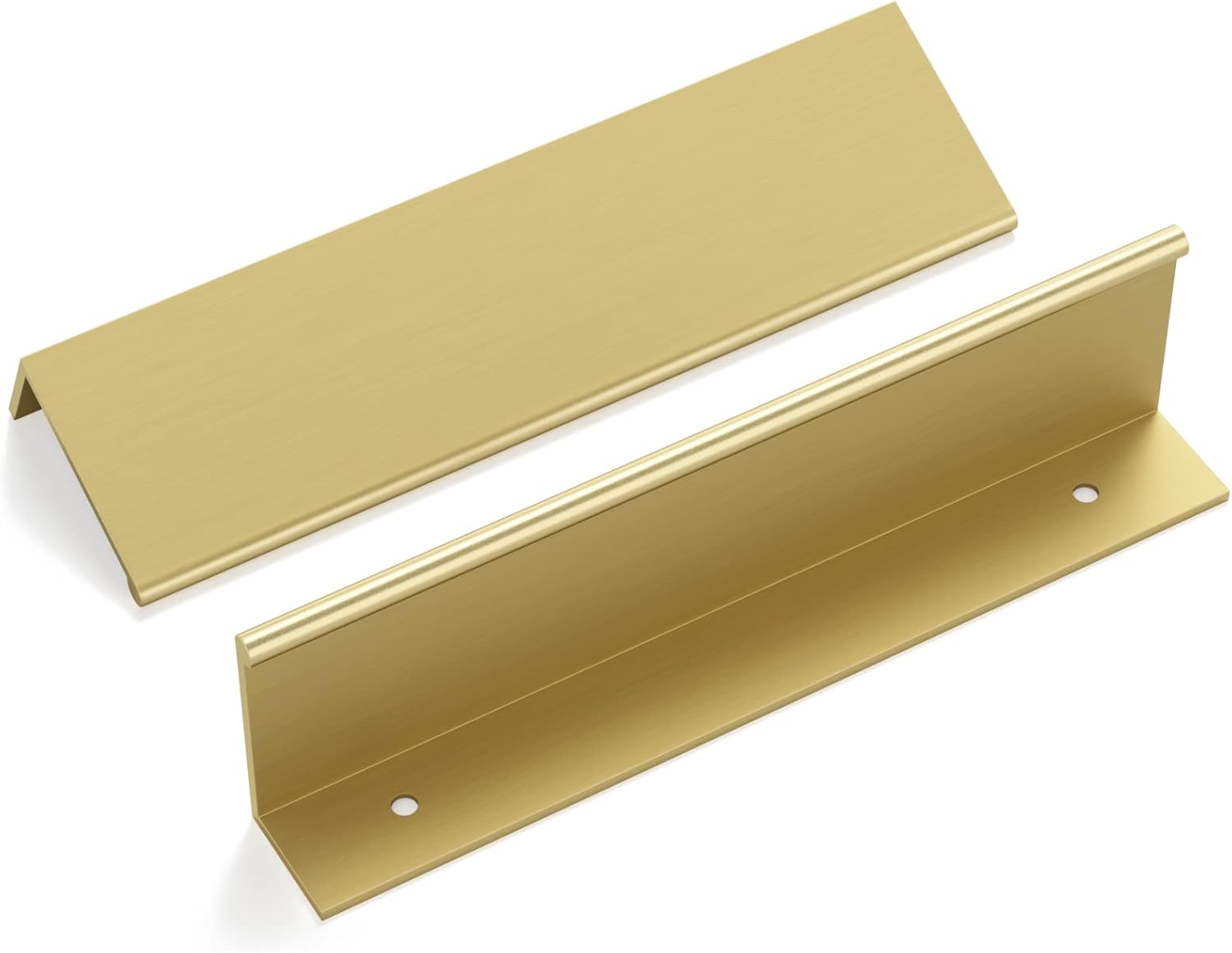 goldenwarm 6 Pack 10in Finger Edge Pulls Champagne Gold Pulls