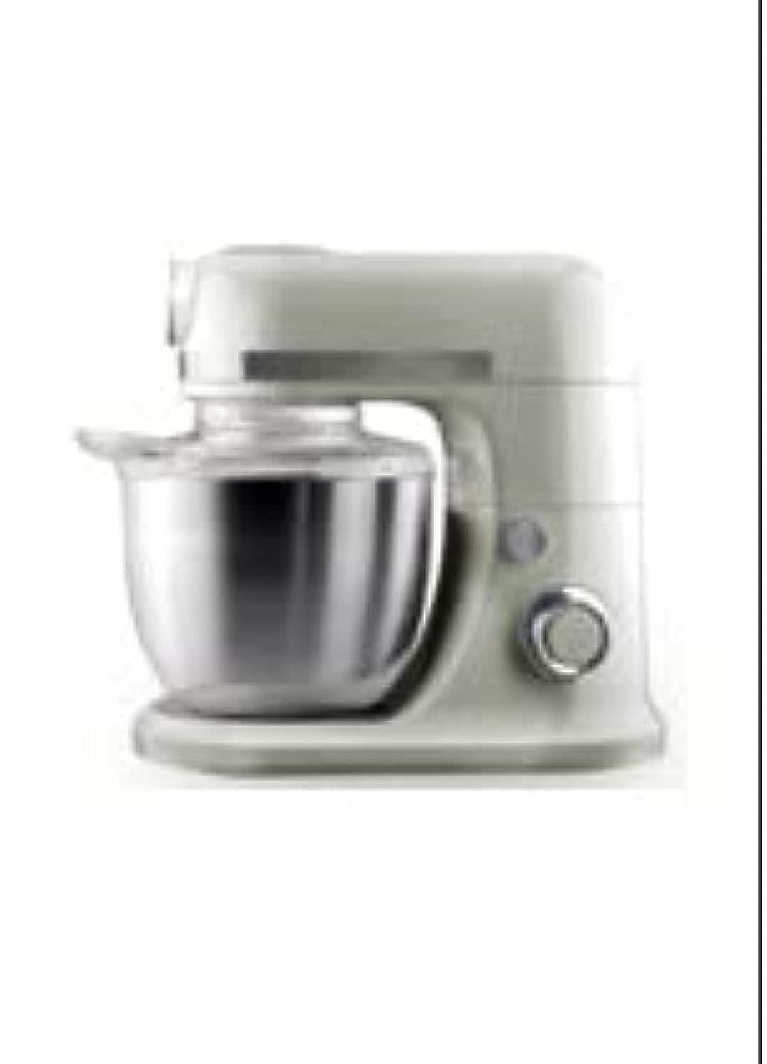 Stand Mixer | White Color | 650 W | 5 Liter Stainless Steel Bowl With Bowl Cover | One Year Warranty | SMMA-H6201