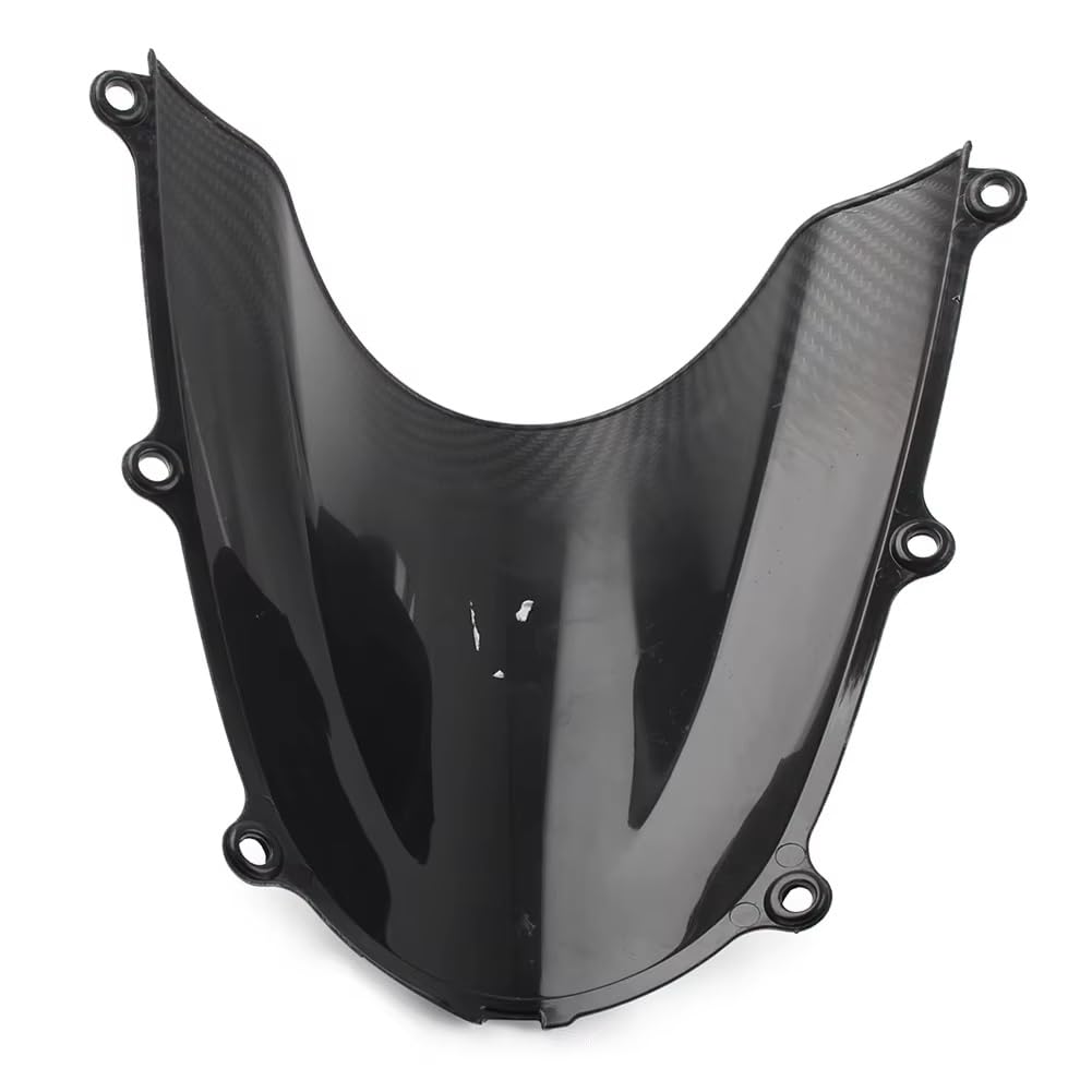 Parabrezza Moto Parabrezza A Doppia Bolla In Fibra Di Carbonio ABS Per Moto Per CBR600RR 2005-2006, Nero Paravento Per Moto