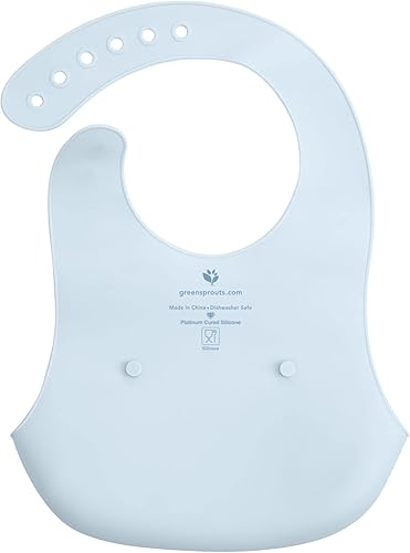 Miniatura 2 de green sprouts Unisex Baby Silicone Scoop Bib