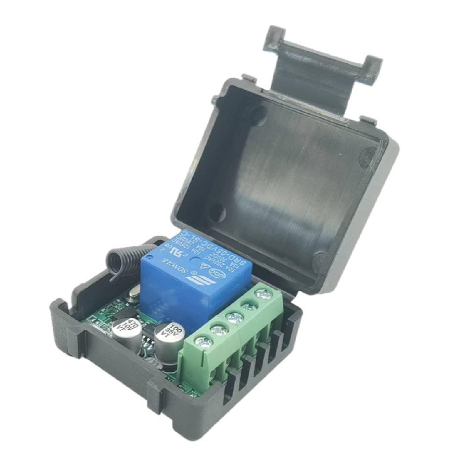 DC 5 ~ 30 V 433 MHz Interruptor de control remoto inalámbrico universal 1 CH RF Relé receptor módulo para interruptor de control de acceso luz barrera