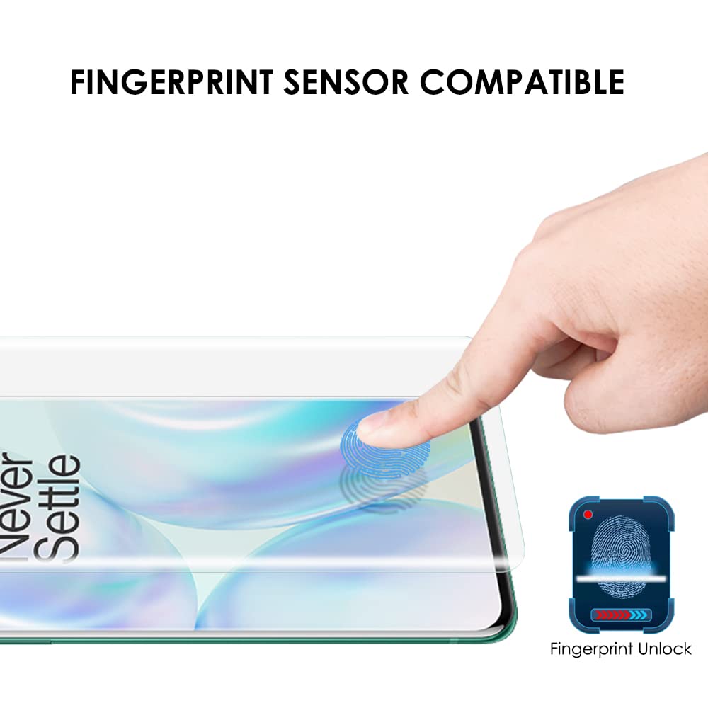 3x Vetro temperato per OnePlus 8 Pellicola Prottetiva Proteggi
