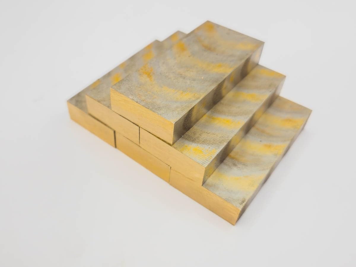 Bronze Barren zu 250g/Stk 250g-1kg Zinnbronze CuSn12-C CC483K für Bronze-Guss, für Kunstguss und gewerbliche Anwendungen, Gussbronze (250 g (1 Barren))