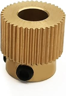 Polia Extrusora,ERYUE Polia da extrusora de latão 1pc 40 dentes 5 mm Furo 11 mm Diâmetro externo compatível com impressora 3D Ender3 / 3S / V2 / 5 CR10 / 10S / V2,Polia Extrusora
