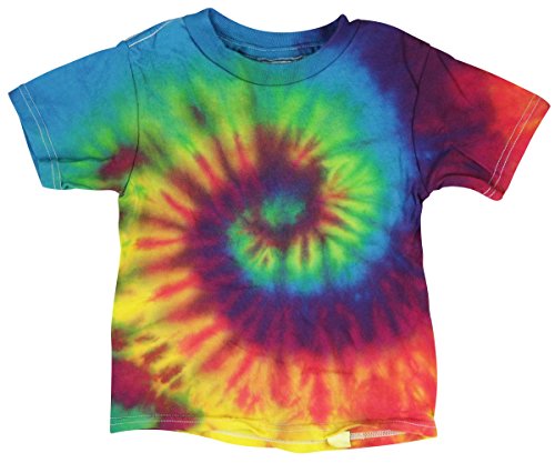 Short Sleeve Tie-Dye T-Shirt - Reactive Rainbow -Toddler - Assorted Sizes (2T)