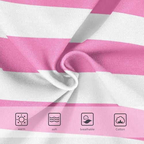 White Pink Stripe Toddler Girls's Underwear 2T3